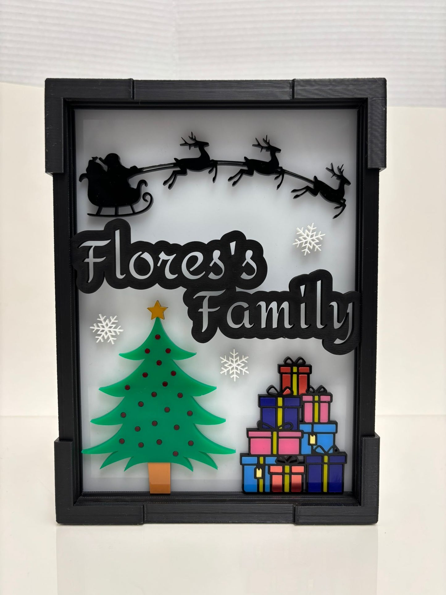 Personalized Christmas Light Box