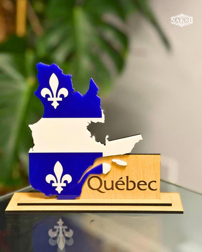 Quebec flag decoration